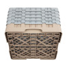 Omarica za kozarce 16 predalov Camrack bež-L 500 x G 500 mm - Cambro