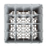 Omarica za kozarce 16 predalov Camrack bež-L 500 x G 500 mm - Cambro