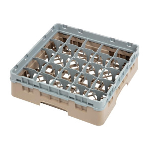 Omarica za kozarce 25 predalov Camrack bež - Š 500 x G 500 mm - Cambro