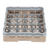 Omarica za kozarce 25 predalov Camrack bež - Š 500 x G 500 mm - Cambro