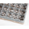 Omarica za kozarce 25 predalov Camrack bež višina-L 500 x P 500mm - Cambro