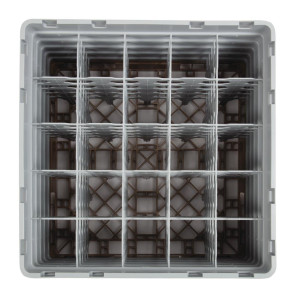 Omarica za kozarce s 25 predelki Camrack bež-500x500mm - Cambro