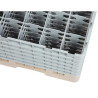 Omarica za kozarce 25 predalov Camrack bež - Š 500 x D 500 mm - Cambro