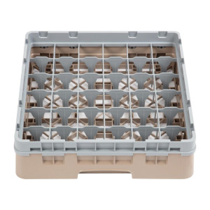 Omarica za kozarce 36 predalov Camrack bež - Š 500 x G 500 mm - Cambro