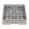 Omarica za kozarce 36 predalov Camrack bež - Š 500 x G 500 mm - Cambro