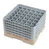 Omarica za kozarce s 36 predelki Camrack bež - Š 500 x G 500 mm - Cambro
