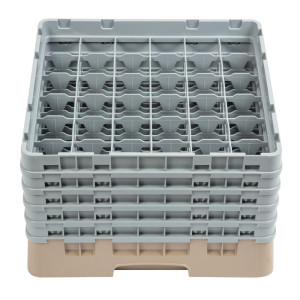 Omarica za kozarce s 36 predelki Camrack bež - Š 500 x G 500 mm - Cambro
