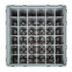 Omarica za kozarce s 36 predelki Camrack bež - Š 500 x G 500 mm - Cambro