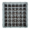 Omarica za kozarce s 36 predelki Camrack bež - Š 500 x G 500 mm - Cambro