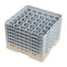 Omarica za kozarce s 36 predelki Camrack bež 500 x 500 mm - Cambro