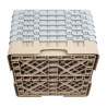 Omarica za kozarce s 36 predelki Camrack bež 500 x 500 mm - Cambro