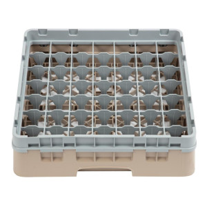 Omarica za kozarce 49 predalov Camrack bež - Š 500 x G 500mm - Cambro