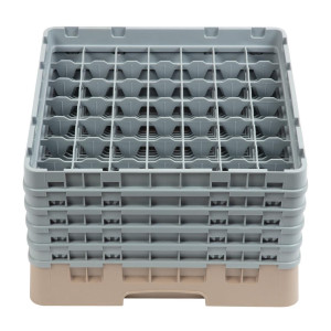 Omarica za kozarce 49 predalov Camrack bež-L 500 x G 500mm - Cambro - Fourniresto