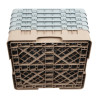 Omarica za kozarce 49 predalov Camrack bež-L 500 x G 500mm - Cambro - Fourniresto