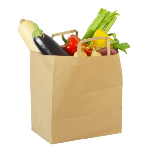 Velike kompostabilne vreče iz recikliranega papirja - P 250 mm - Paket 250 - Vegware