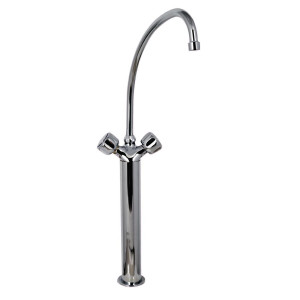 Mešalnik z enojnim dovodom, težki model 3/4" s 2 pipama na stebričku - L 200mm - FourniResto