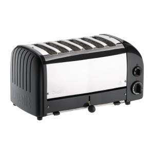 Toaster 6 rezin Vario - Črna - Dualit