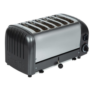 Toaster 6 rezin Antracit - Dualit