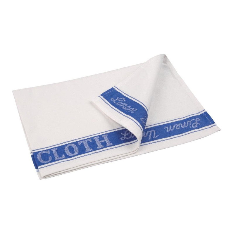 Linen Glass Cloth - Blue - W 762 x D 508 mm - Vogue Linen Glass Cloth - Blue - W 762 x D 508 mm - Vogue