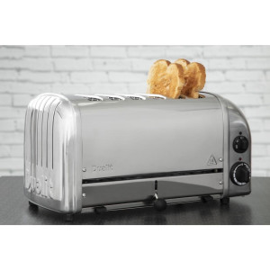 Toaster 6 rezin iz nerjavečega jekla - Dualit