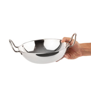 Plošča Balti iz nerjavečega jekla - Ø230mm - Olympia - Fourniresto