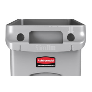 Sivi zaboj Slim Jim - 87L - Rubbermaid