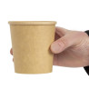 Posode za juho Kraft, primerne za mikrovalovno pečico, ki jih je mogoče reciklirati - 450 ml - paket 500 - Colpac