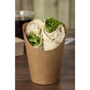 Etui za tortilje Kraft, ki se lahko reciklira - paket 1000 - Colpac
