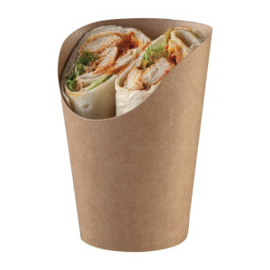 Etui za tortilje Kraft, ki se lahko reciklira - paket 1000 - Colpac