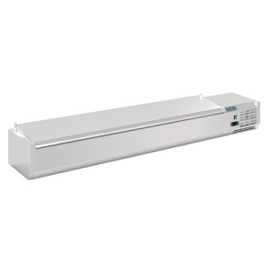 Salad bar za postavitev s pokrovom serija G - 10 x GN 1/4 - Polar