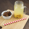 Slamice za smoothie iz papirja - rdeče - dolžina 210 mm - paket 250 - Fiesta Green