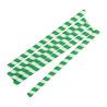 Slamice za smoothie iz papirja - zelene - dolžina 210 mm - paket 250 - Fiesta Green