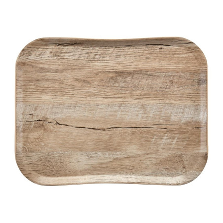Polyester Century natural light oak wood effect tray - 330 x 430mm - Cambro - Fourniresto Polyester Century natural light oak wood effect tray - 330 x 430mm - Cambro - Fourniresto