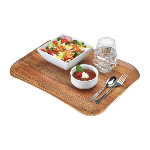 Plošča iz poliestra Century, naravni videz hrastovega lesa - 330 x 430 mm - Cambro - Fourniresto