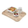 Plošča iz poliestra Century, naravni videz svetlega hrastovega lesa - 360 x 460 mm - Cambro - Fourniresto