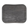 Plošča iz poliestra Century, naravni videz hrastovega lesa sive barve - 360 x 460 mm - Cambro - Fourniresto