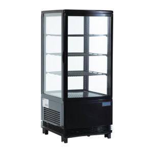 Hladilna vitrina s pozitivno temperaturo, črna serija C - 68 L - Polar - Fourniresto