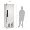 Hladilna omara s pozitivno temperaturo 1 vrata Slimline serija G - 440L- Polar