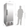 Hladilna omara z negativno temperaturo 1 vrata Serija G - 440L - Polar - Fourniresto