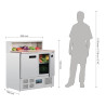 Pult za pripravo hladnih pic serija G - 288L - Polar - Fourniresto