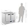 Hladilna vitrina - 240L - Polar - Fourniresto