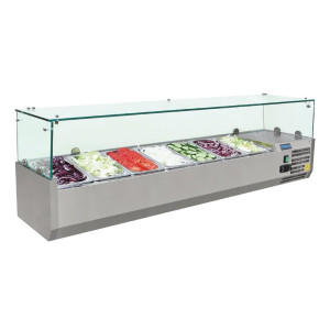 Hladilna vitrina za sestavine serije G - 7X GN 1/4 - Polar - Fourniresto