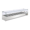 Hladilna vitrina za sestavine - 8 X GN 1/4 - Polar - Fourniresto