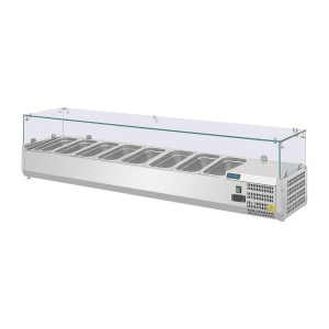 Hladilna vitrina za sestavine - 8 X GN 1/4 - Polar - Fourniresto