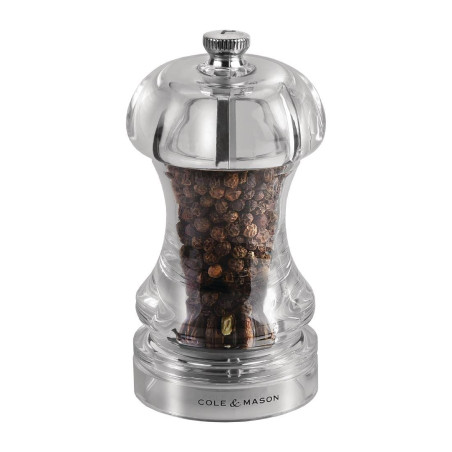 Mlinček za poper iz akrila - 115mm - Cole & Mason - Fourniresto