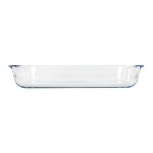 Pečatna posoda pravokotne oblike iz stekla - D 350 x Š 230 mm - Pyrex