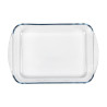 Pečatna posoda pravokotne oblike iz stekla - D 350 x Š 230 mm - Pyrex