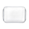 Pečatna posoda pravokotne oblike iz stekla - D 350 x Š 230 mm - Pyrex