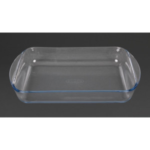Pečatna posoda pravokotne oblike iz stekla - D 350 x Š 230 mm - Pyrex