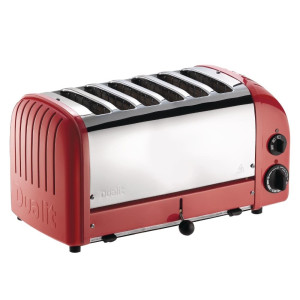 Toaster 6 rezin Rdeč - 230V - Dualit